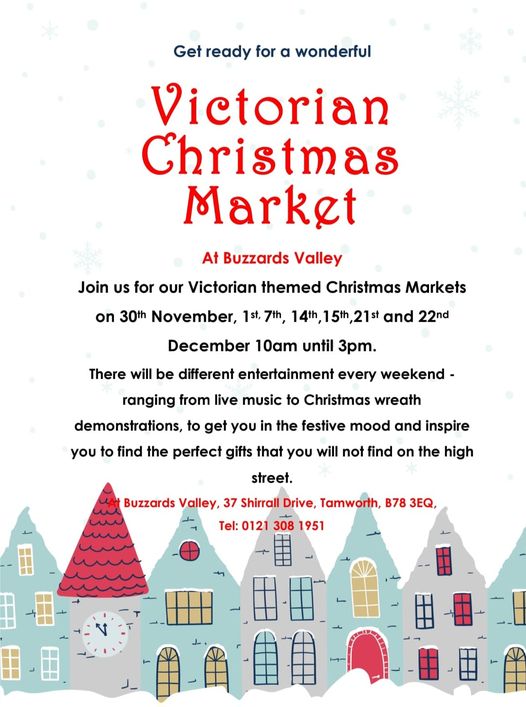 Buzzard's Valley Victorian Christmas Market visittamworth